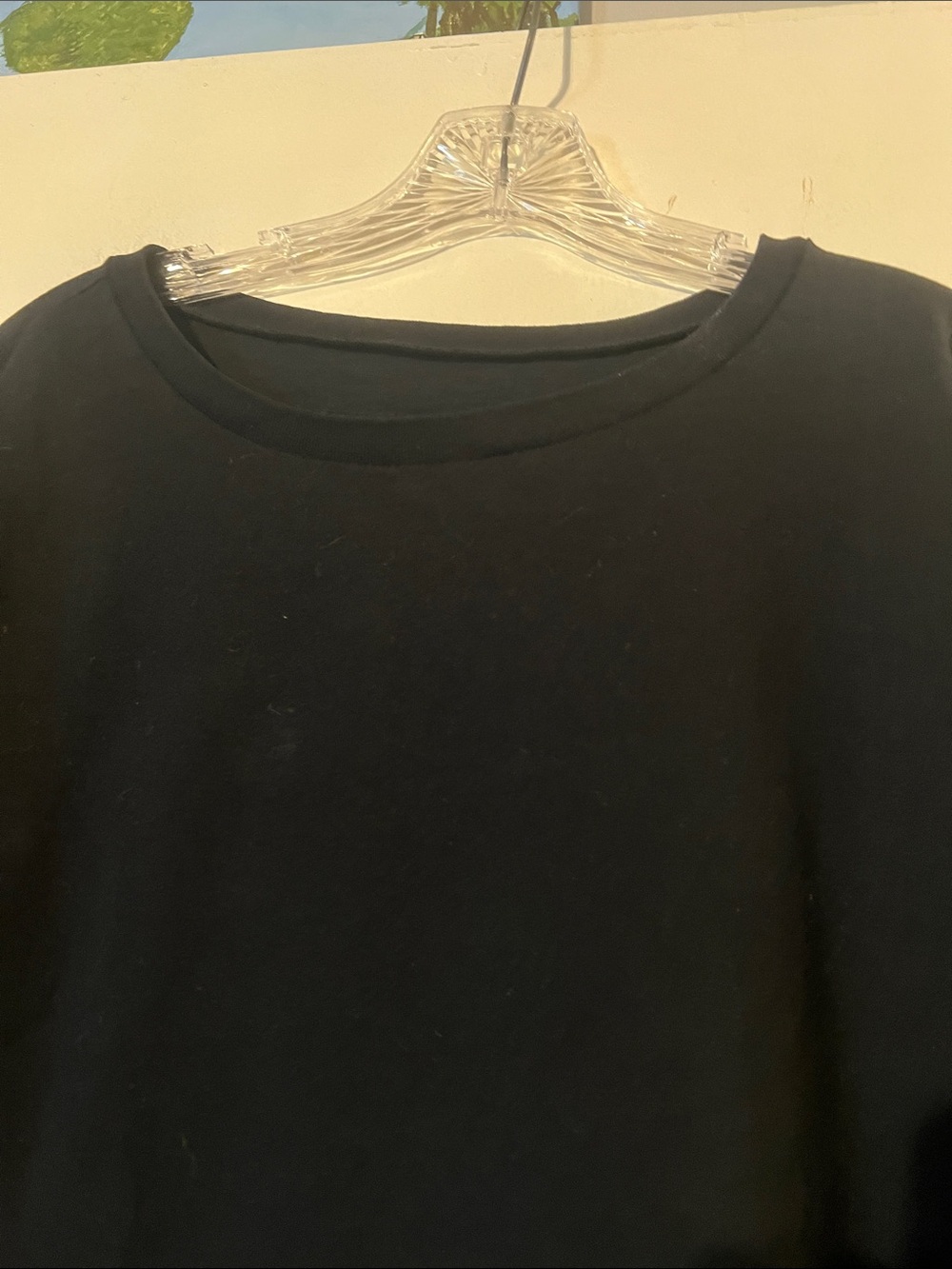 Frank & Eileen black shirt sleeve top - Picture 2 of 7